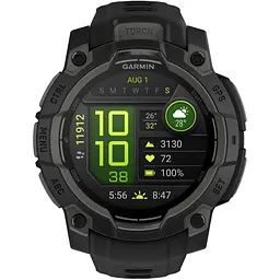 Смарт-годинник Garmin Instinct 3 AMOLED 50mm Black with Charcoal Band (010-03020-00) [125558] - мініатюра 2