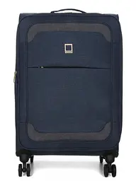 Валіза Середня (M) тканинна Airtex Worldline Tirana 608 на 4 колесах 65x41x23см 69л Синій - мініатюра 3