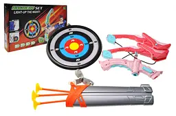 Игрушечный лук со световыми эффектами, стрелами и мишенью Archery Set 8008, в коробке р.43х24х6см