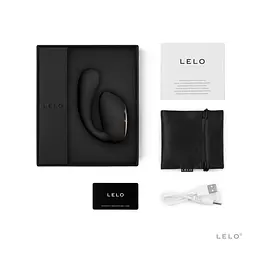 Смарт-вібратор LELO Ida Wave Black, вагінально-кліторальний, технологія WaveMotion, 2 мотори - мініатюра 6