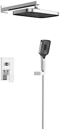 Душова система універсальна Qtap Aquarius Chrome QTAQA64103NGC