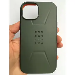Оригінальний протиударний чохол UAG Civilian MagSafe для iPhone 13 / iPhone 14 Olive Drab  (114036117272) - мініатюра 6