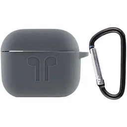 Силіконовий футляр для навушників AirPods 3 Сірий / Dark Gray