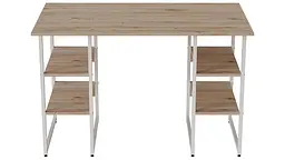 Комп'ютерний стіл Ferrum-decor Карен 75x120x70 білий ДСП Дуб Сан-Марино 32мм (FRD-102284) - мініатюра 3