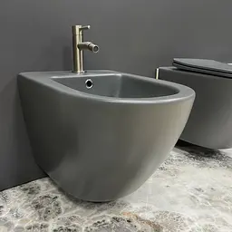 Підвісне біде VBI Vulcano grey matt VBI-020411, Сірий