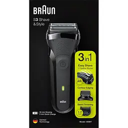 Електробритва Braun Series 3 300BT Black/Black - мініатюра 7