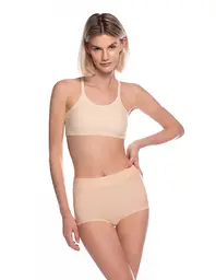 Жіночі трусики Lama FIT6000SZ-06 бежеві L/2XL - мініатюра 4