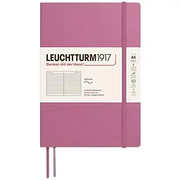 Блокнот Leuchtturm1917 Середній М'яка обкладинка Dusty Rose Лінія (372202)