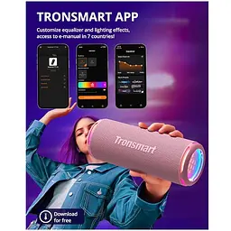 Портативна колонка Tronsmart Lite T7 24W TWS Bluetooth Pink - мініатюра 4