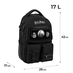 Рюкзак для старшої школи Kite Education teens 2587M HP Чорний (HP26-2587M) - мініатюра 3