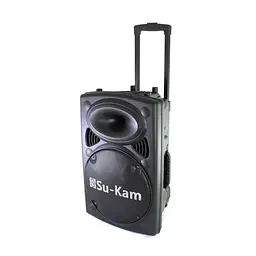 Портативна колонка Su-Kam BT 120D / 212D + 2 мікрофони 12 V\220 V