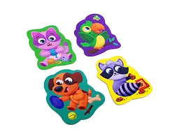 Гра розвиваюча VLADI TOYS "Хатні улюбленці" пазли картонні VT1722-25 - мініатюра 5