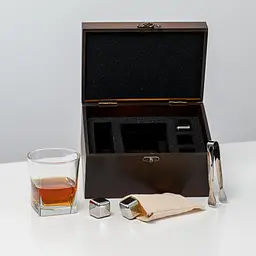 Подарунковий набір Whiskey Stones "Сталевий" №1 Baltic - мініатюра 5