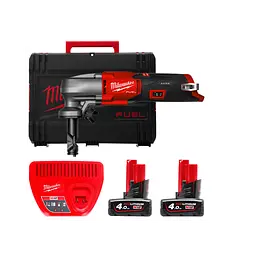 Ножиці висічні по металу акумуляторні безщіткові MILWAUKEE, M12 FNB16-402X (зарядний пристрій С12 С, 2 акумулятори М12 В4 4Аг, п