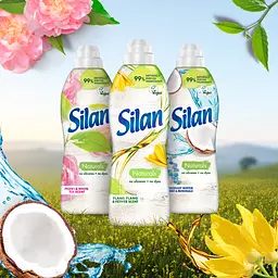 Ополіскувач для білизни Silan Naturals Іланг-Іланг та ветивер, 1450 мл - мініатюра 7