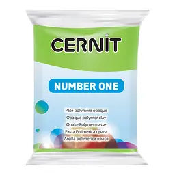 Полімерна глина Cernit Number One, 56 г., Зелений світлий, (CR-CE0900056611)