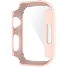 Чохол-накладка DK Пластик Soft-Touch Glass Full Cover для Apple Watch 45mm (pink) - мініатюра 3