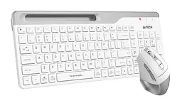 Комплект (Клавіатура та миша) A4Tech FB2535C Fstyler Wireless White (FB2535C (Icy White)) - мініатюра 2