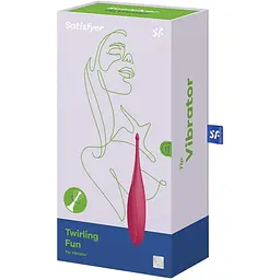 Вібратор для клітора Satisfyer Twirling Fun Poppy Red - мініатюра 4