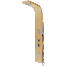 Душова панель Corsan Bali bamboo хром B231MCH