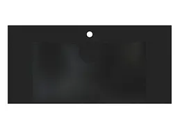 Умивальник Miraggio FLY 1000 BLACK (8813463) Mirasoft, Матовий, Підвісний/Врізний, Чорний - мініатюра 4
