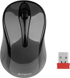 Мишка бездротова A4-Tech G3-280N USB Glossy Grey - мініатюра 3