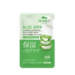 DR.PLANT Aloe Vera Hydrating Silk Sheet Mask інтенсивно зволожуюча тканинна маска для обличчя з алое вера, 1 шт