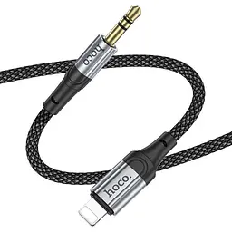 Кабель-перехідник звуковий Hoco UPA26 Fresh Lightning M - 3.5 мм M 1 м чорний