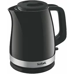 Електрочайник Tefal Delfini 1.5 л пластик сріблясто-чорний kuh0015334