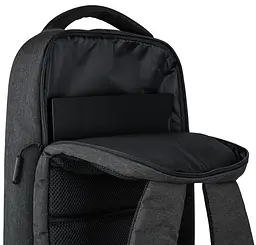 Рюкзак для ноутбука 2E 16" Melange, black (2E-BPN9266BK) - мініатюра 6