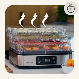 Сушарка для овочів, фруктів та грибів Zeegma Dry Chef Silver дегідратор - мініатюра 4