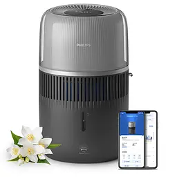 Зволожувач повітря Philips Series 5001 традиційне зволоження 56 м2 темно-сіний (HU5710/03) - мініатюра 5