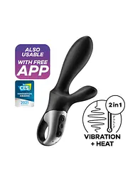 Універсальний смарт-вібратор з підігрівом Satisfyer Heat Climax + - мініатюра 2