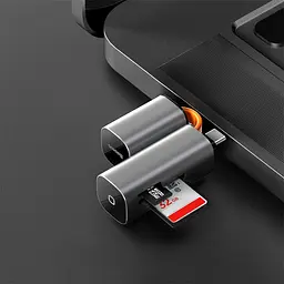 Перехідник зчитувач карт пам'яті Baseus Mini-Cabin CADKQ-A0G - мініатюра 5