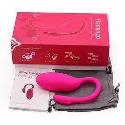 Віброяйце з керуванням зі смартфона Magic Motion Flamingo 7.2 см рожевий - мініатюра 12
