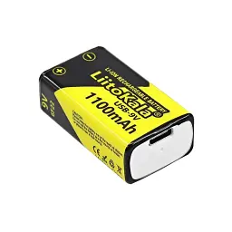 Акумулятор LiitoKala Lii-USB-9V type-C 1100mah - мініатюра 2