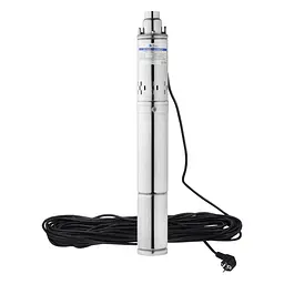 Насос глибинний шнековий Agua 3S QGD 1.8-75-0.37 з вбудованим конденсатором (CV035071) - мініатюра 3