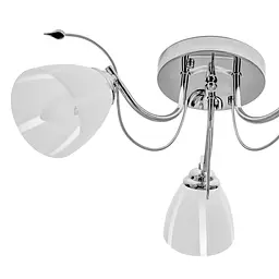 Люстра стельова Brille в зал E27 60W CH (LK-622C/3) - мініатюра 3