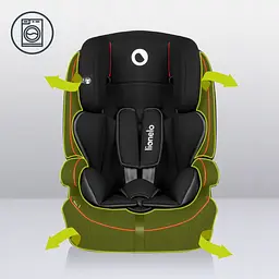 Автокрісло Lionelo Nico 9-36 кг Black Red - мініатюра 3