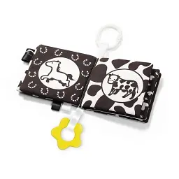Розвиваюча м'яка книжка BabyOno Black&White - мініатюра 5