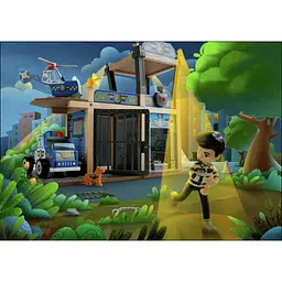 Ігровий набір Hape Поліцейська дільниця (E3050) - мініатюра 7