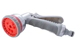 Пістолет розпилювач для поливу Intertool GE-0005 8 функцій хром x 1 адаптер x 2 конектора - мініатюра 3