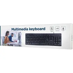 Клавіатура Gembird KB-UM-107-UA USB Black (KB-UM-107-UA) - мініатюра 4