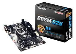 Материнська плата Gigabyte GA-B85M-D2V LGA 1150 (GA-B85M-D2V) Б/В