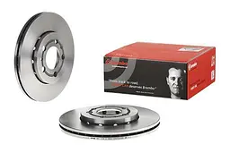 Диск гальмівний вентильований Skoda Fabia I-III, Rapid, Roomster 96-25р Brembo (09.7011.14)