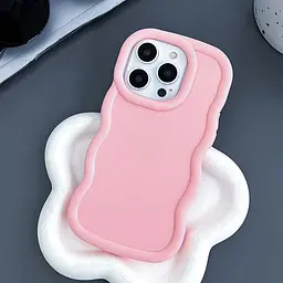 Чохол TPU Ripple для Apple iPhone 15 Pro (6.1) Pink - мініатюра 3