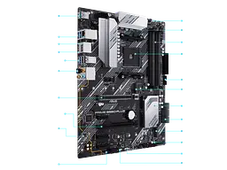 Материнська плата Asus Prime B550-Plus - мініатюра 2