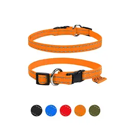 Нашийник для тварин Dog Extreme з нейлону регульований Ш 20 мм Д 25-40 см помаранчевий (01624) - мініатюра 1