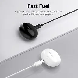 Навушники TWS Vention Elf Earbuds E01 Синій - мініатюра 6