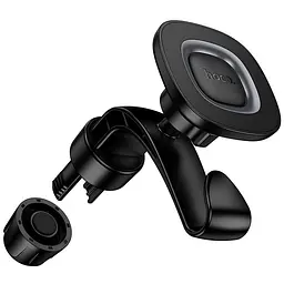 Автотримач Hoco H99 Crown magnetic на підголівник Black metal gray - мініатюра 4